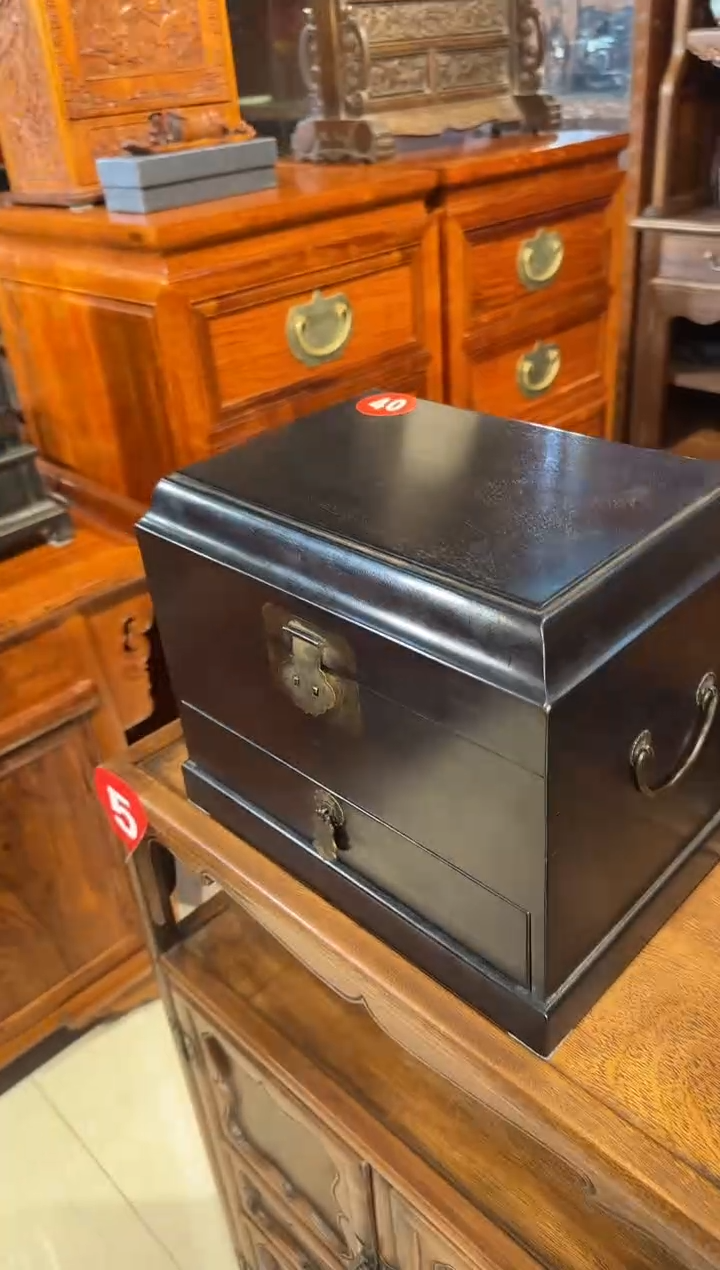 【闪购商品】木木艺紫檀一抽屉官箱950.8888