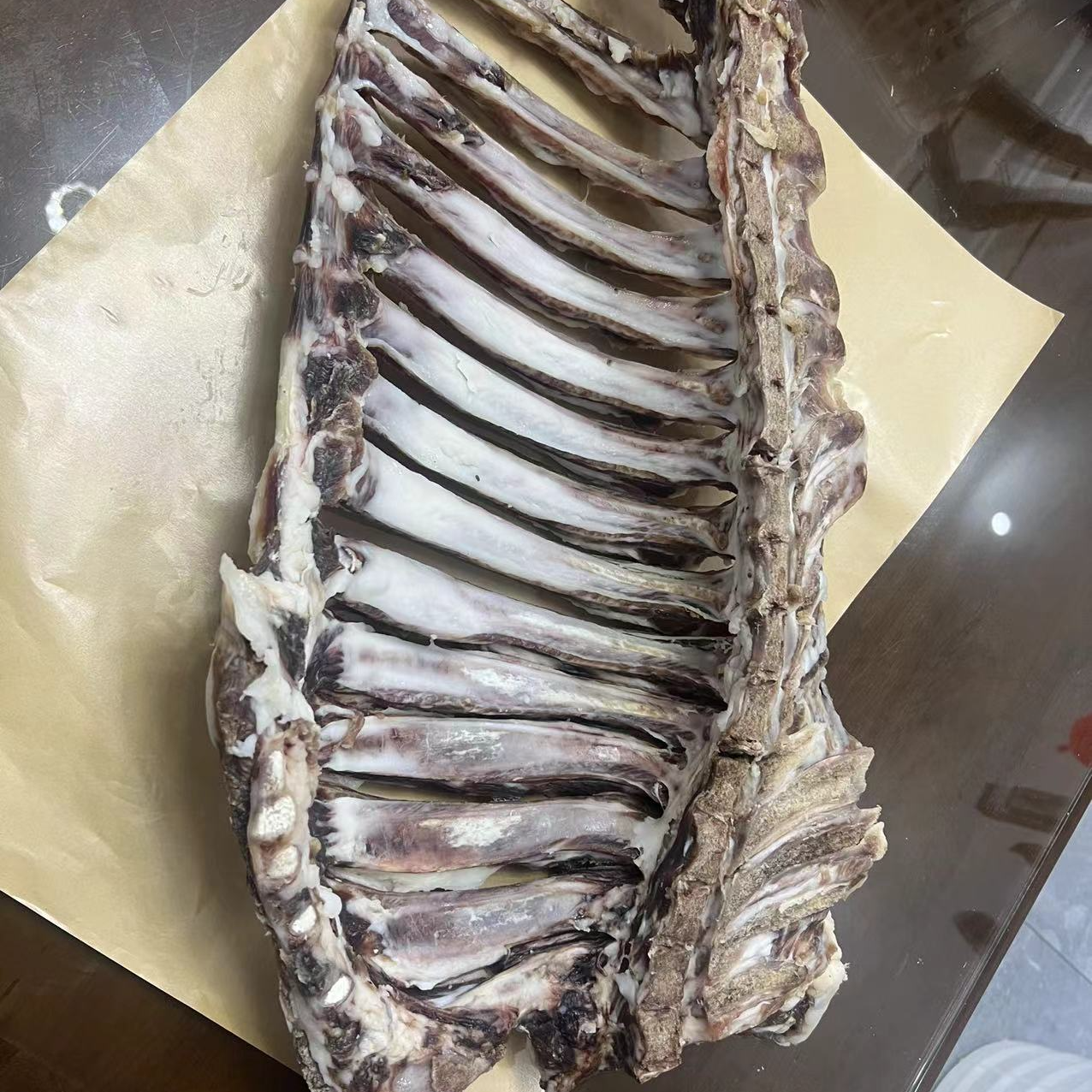 金东推荐 大别山农家黑毛土猪 排骨整块咸香味腊货（半扇自选）