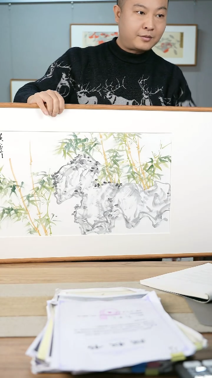 【闪购商品】书法协会会员老师带框作品-