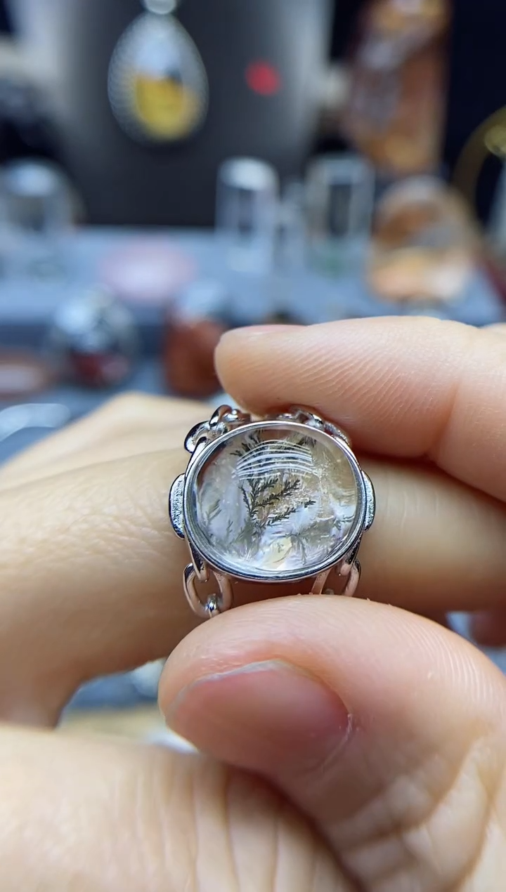 【闪购商品】水晶戒指银S925镶嵌水晶