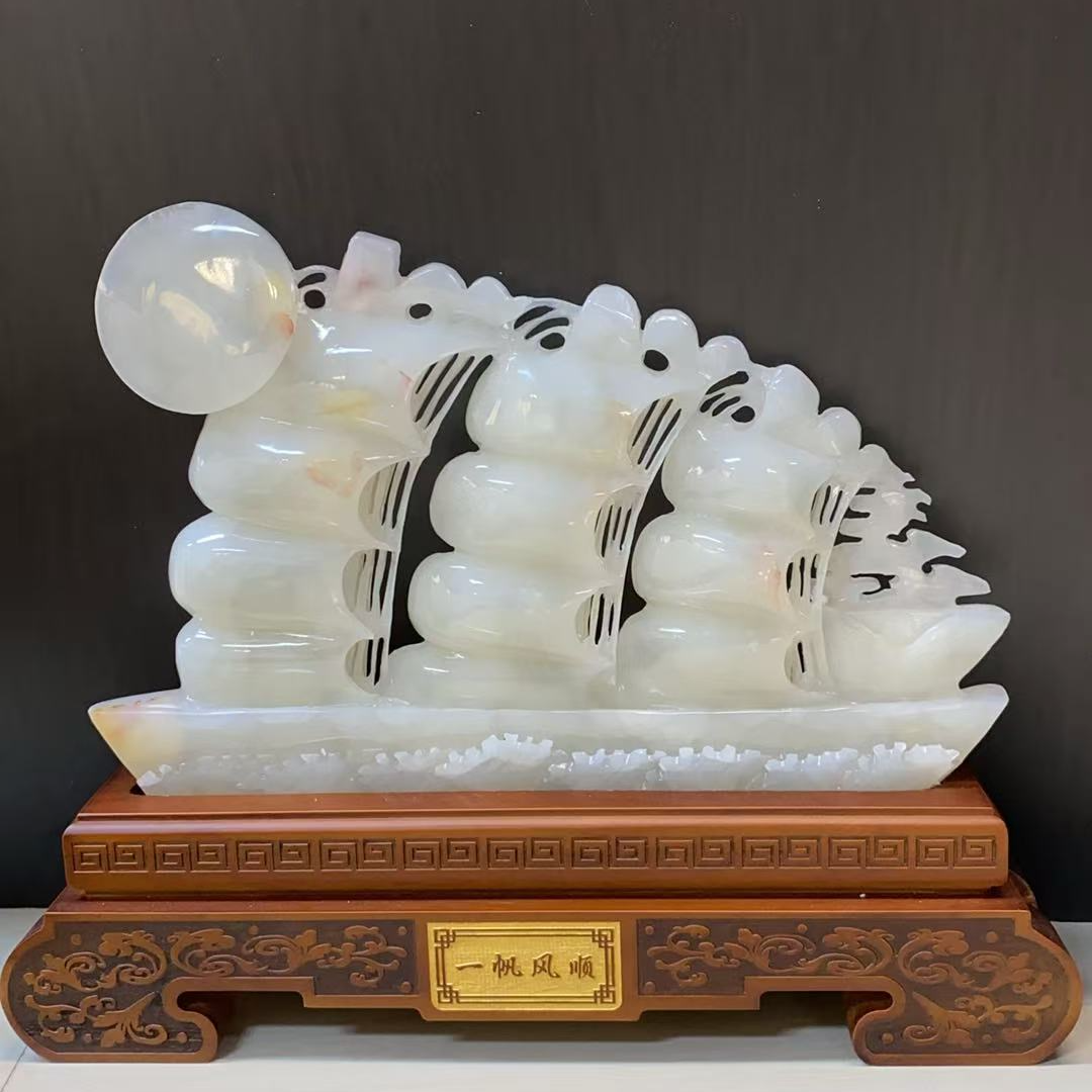 【一帆风顺】玄关装饰创意公司开业乔迁新居送礼办公室客厅手工摆件