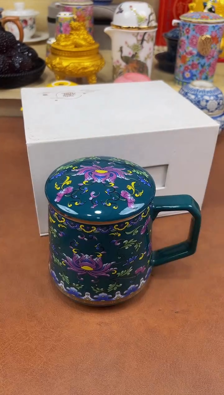 陶瓷茶具摆件旅行套组