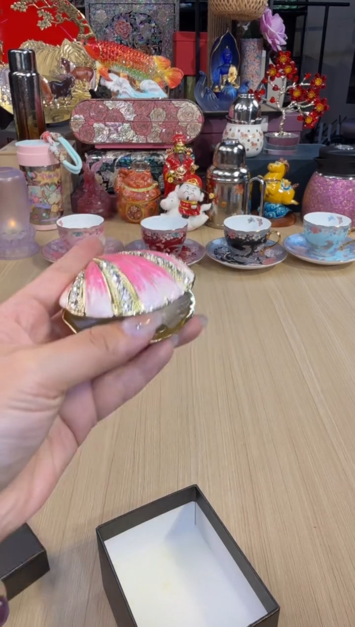 1456七宝粉色小贝壳