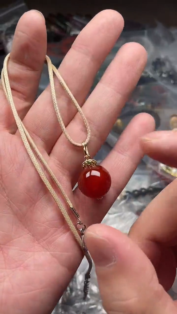 南红玛瑙未镶嵌颈饰多样性发货拍一发一
