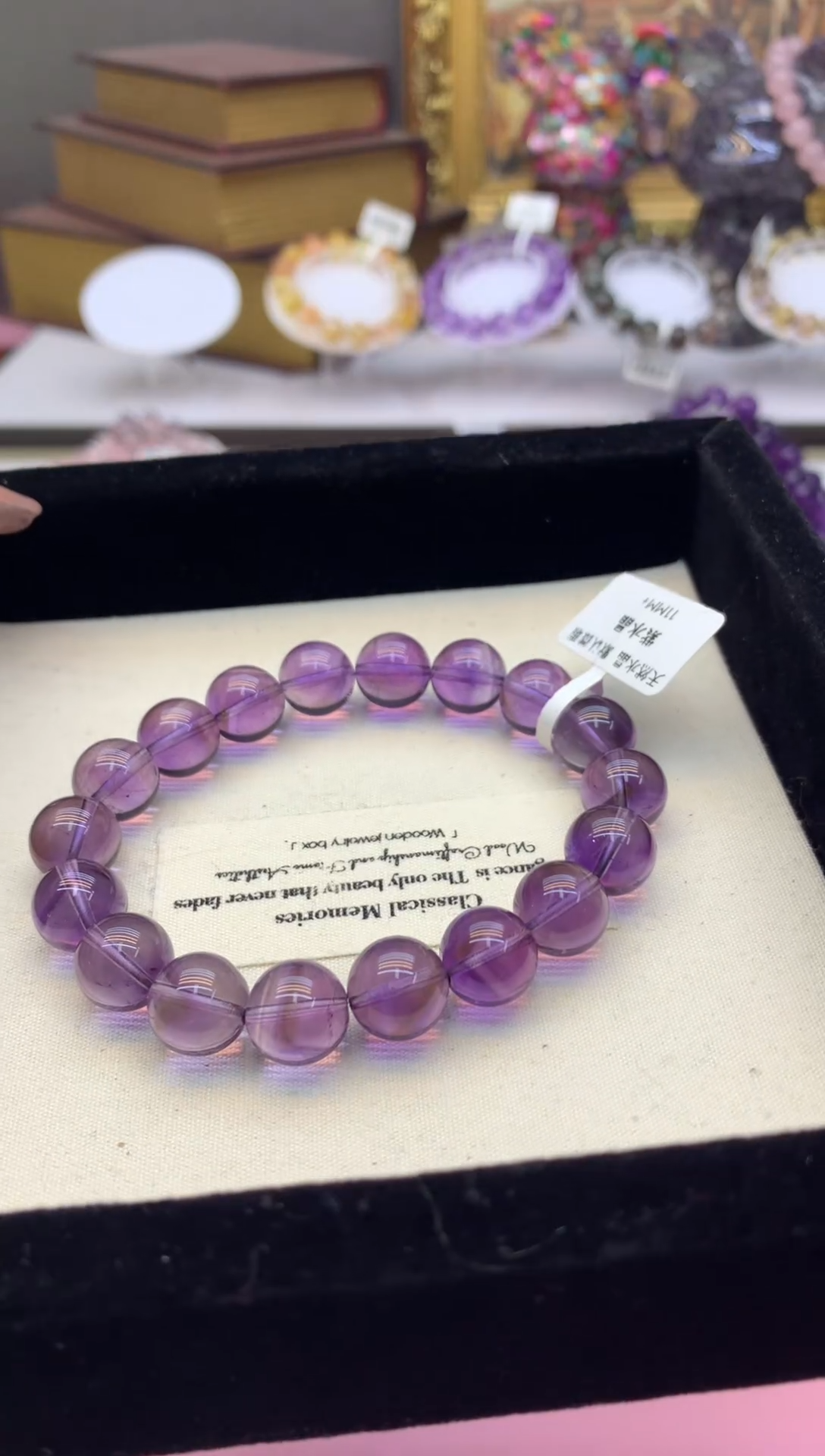 【闪购商品】水晶手串未镶嵌11+玻利维亚紫水晶