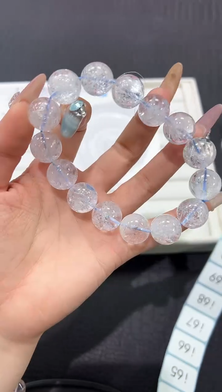 未镶嵌手串水晶63i多样性发其一【1条】默认微瑕15mm