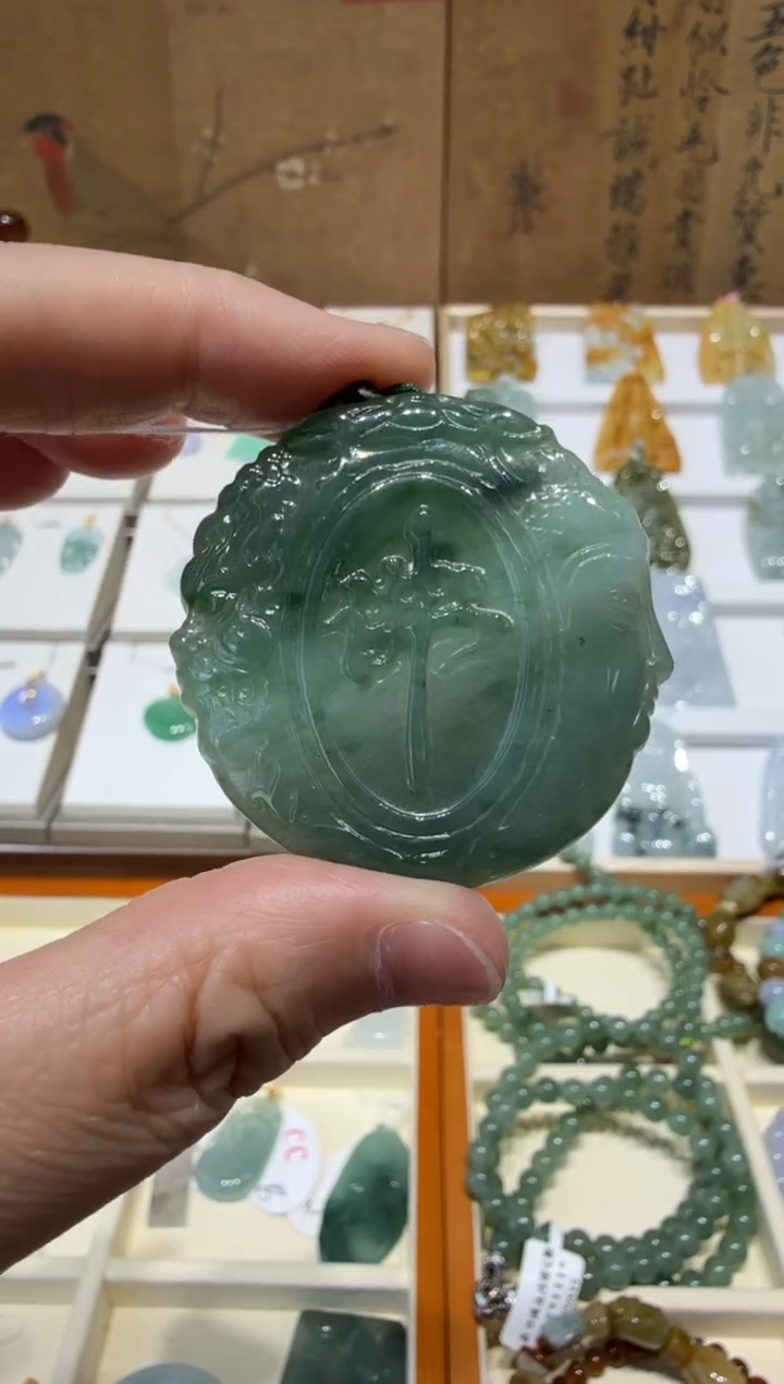 未镶嵌挂件翡翠A货翡翠多样性孤品