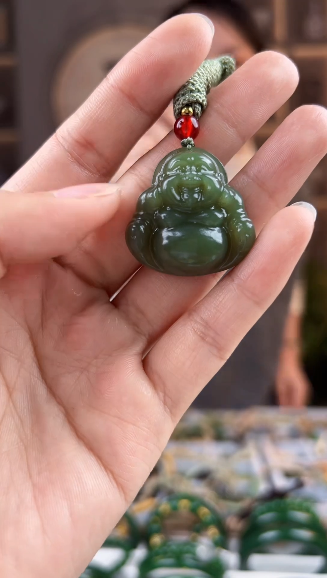 颈饰未镶嵌和田玉拍一发一，拍一发一