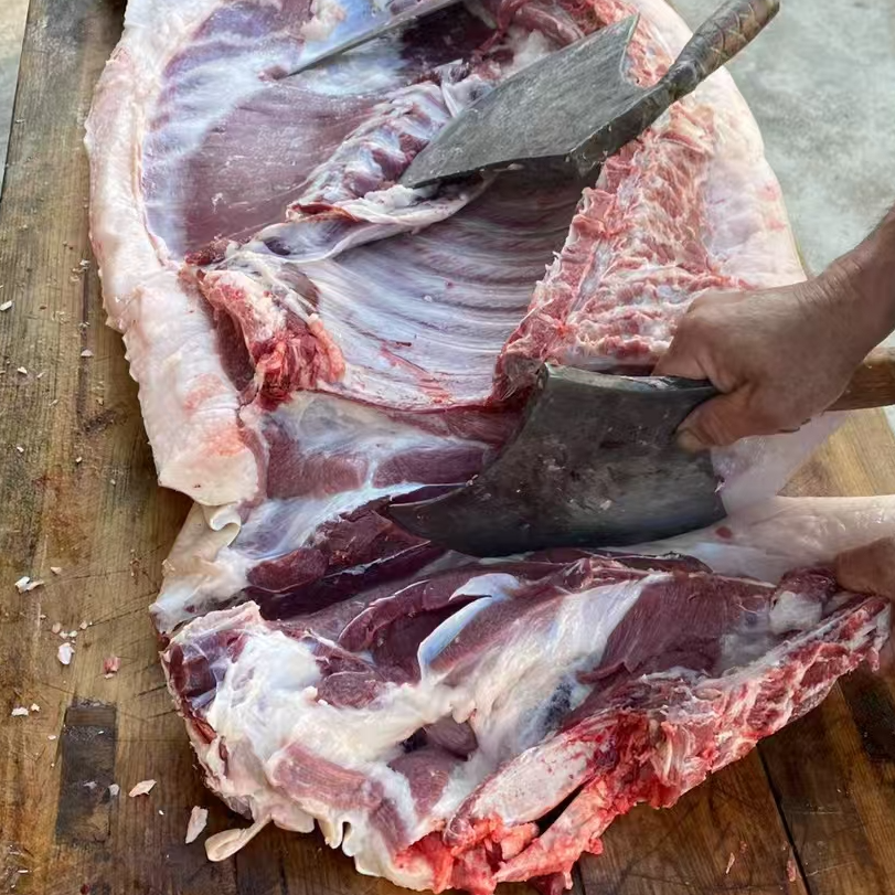 （熟食黑毛猪）大别山熟食喂养黑猪肉顺丰快递包邮——现称链接