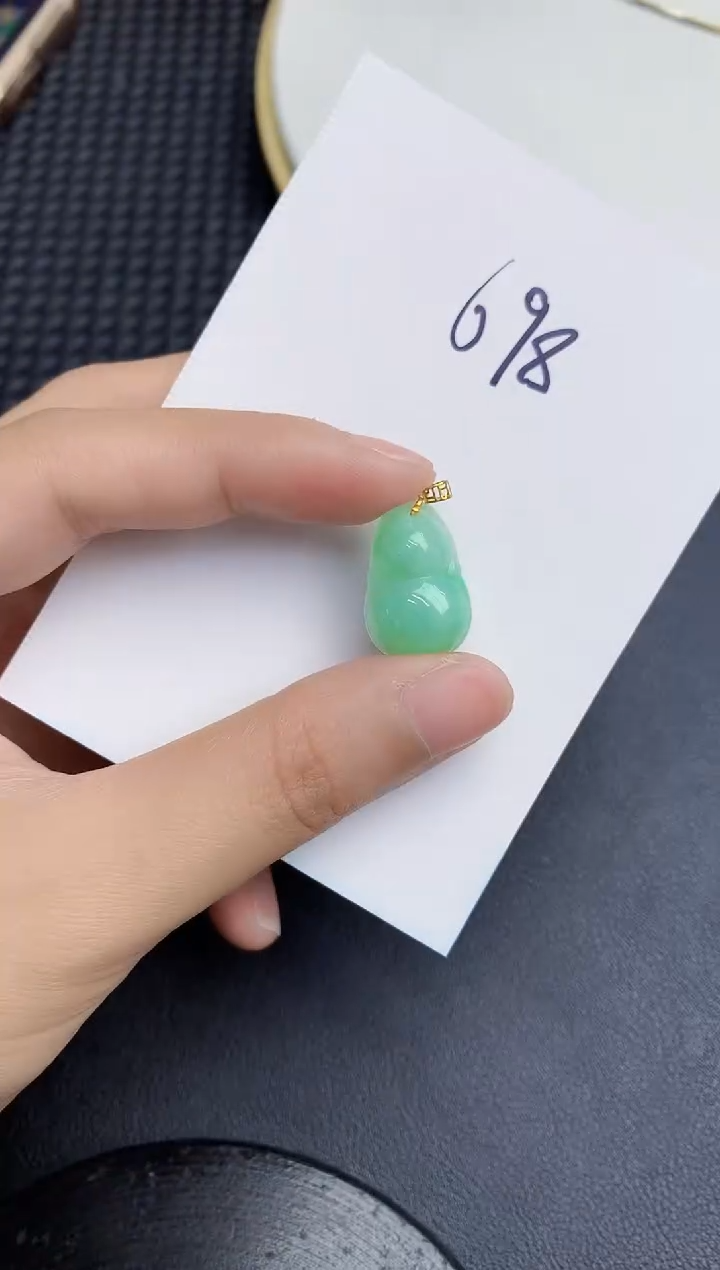 【闪购商品】翡翠颈饰18K金镶嵌000000000