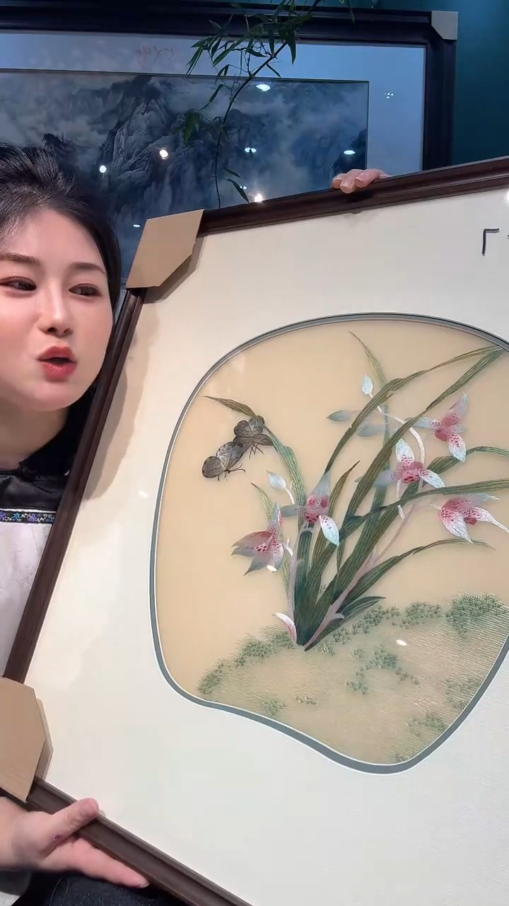 刺绣非遗苏绣手工刺绣装饰画不包邮