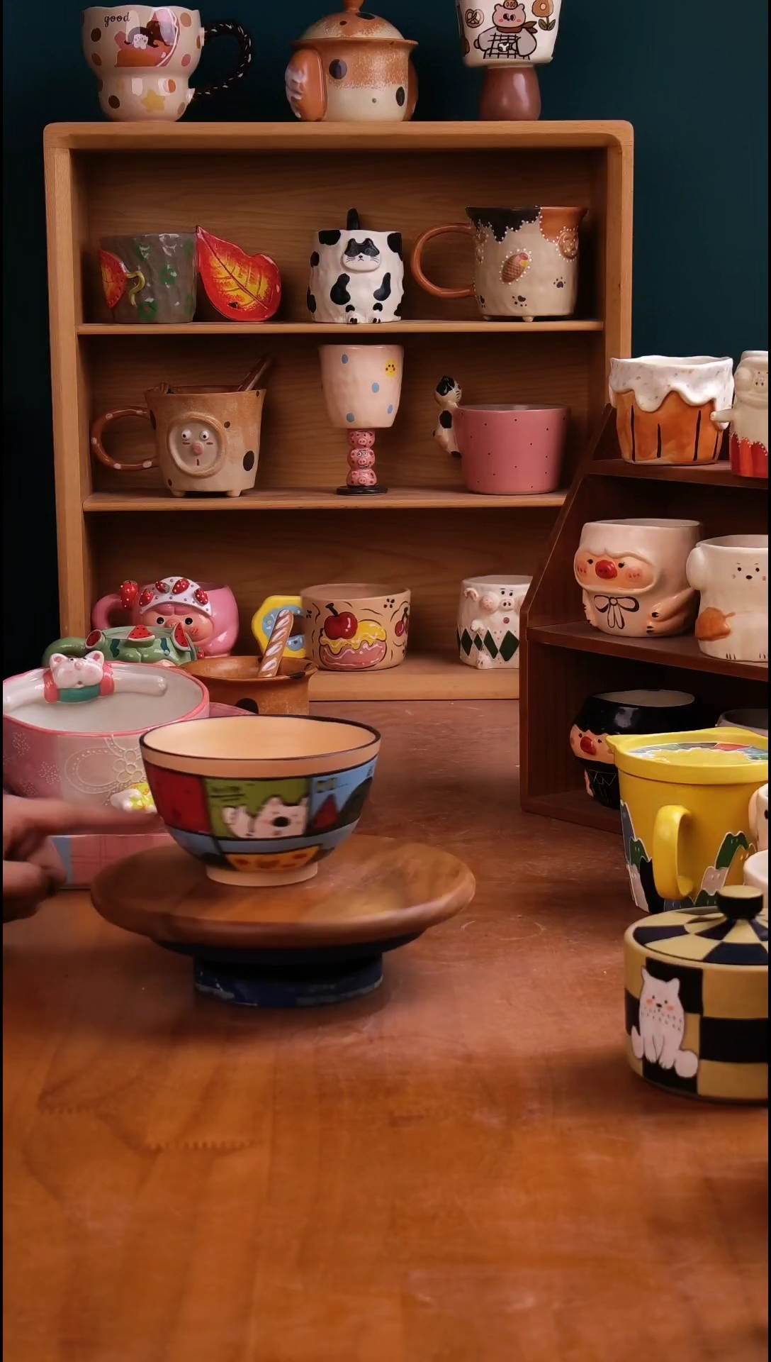 摆件陶景德镇原创手工陶瓷