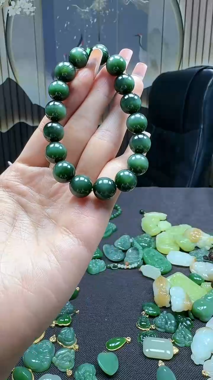 和田玉未镶嵌挂件12