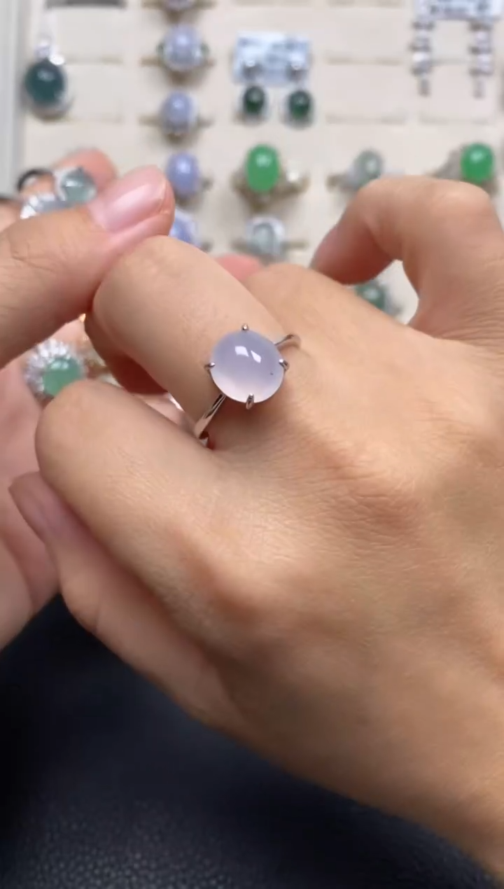 【闪购商品】翡翠戒指银S925镶嵌111111