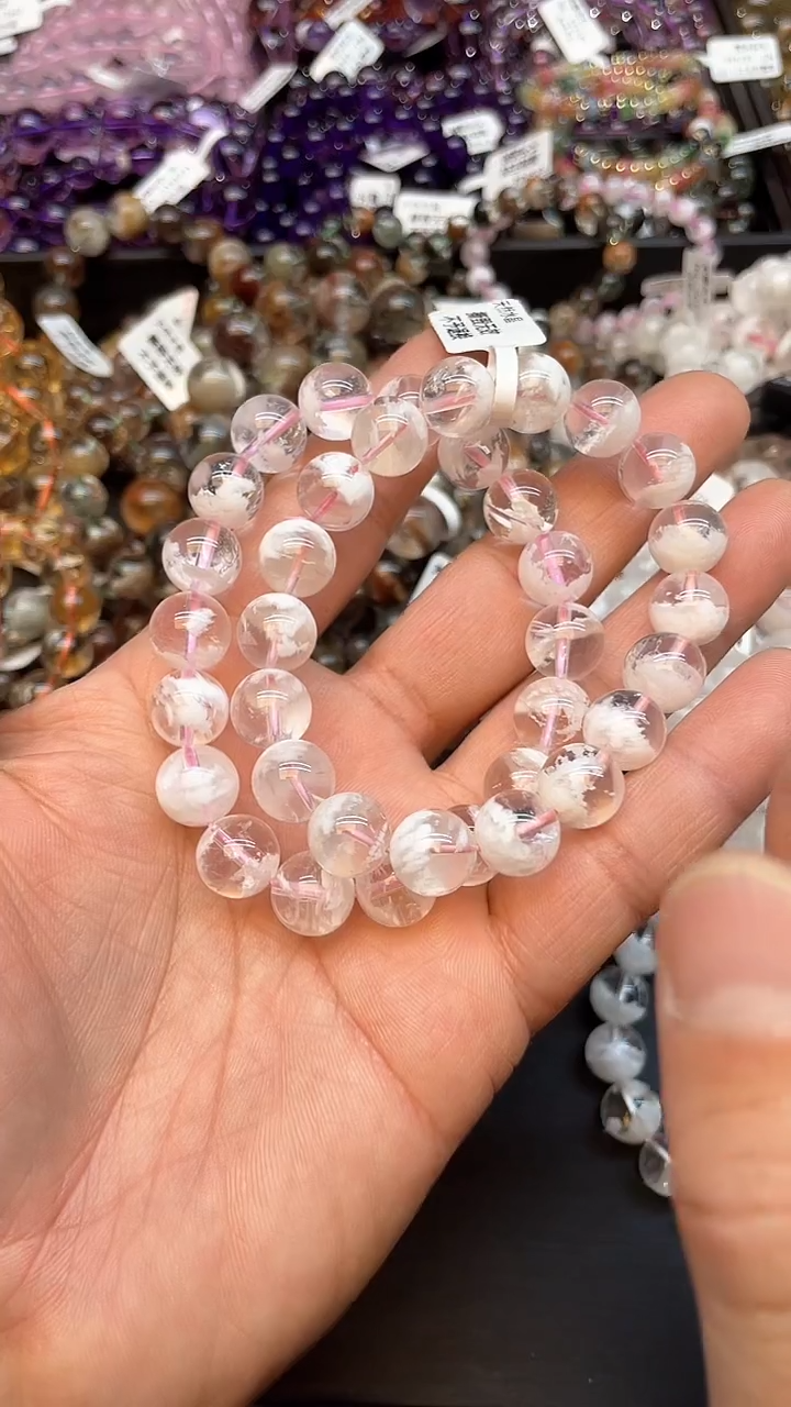 【闪购商品】水晶手链未镶嵌13 雪花幽灵11mm 多样性发其一
