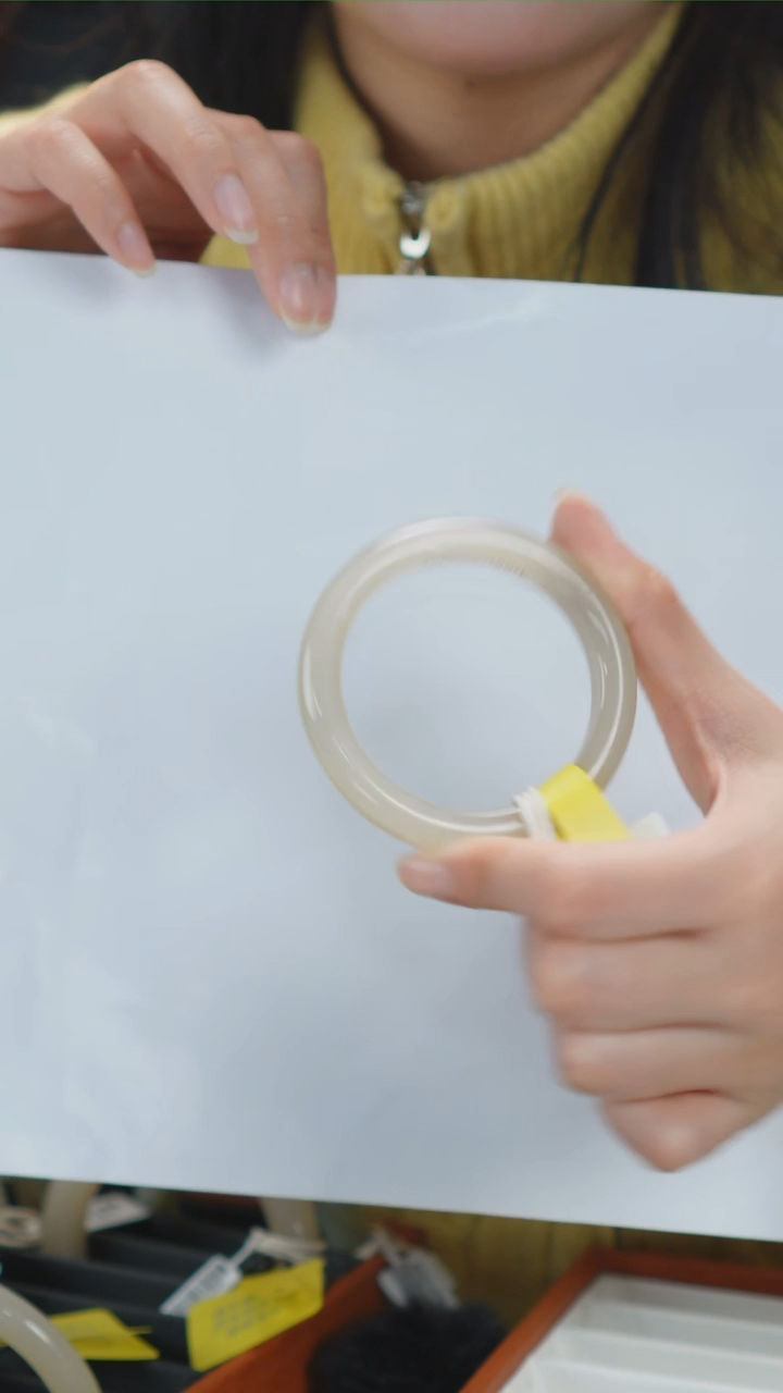 【闪购商品】和田玉手镯未镶嵌89号天然和田玉手镯拍一发一50