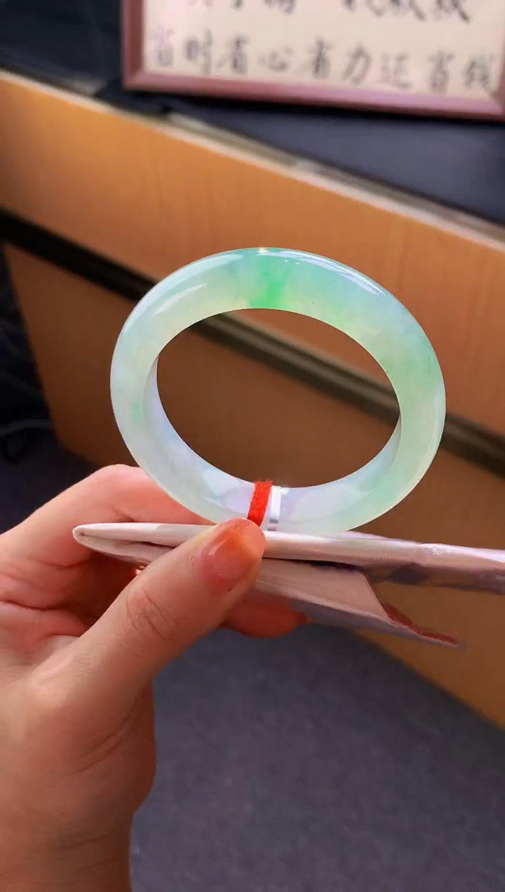 未镶嵌手镯翡翠-Y46 圈口51.4 