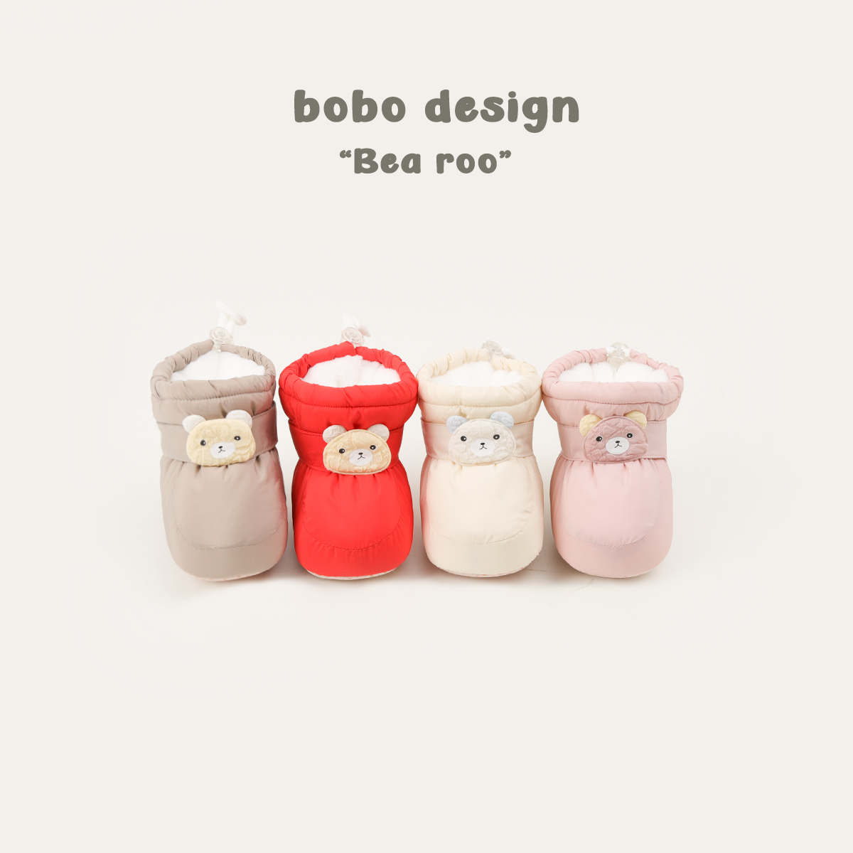 婴儿棉鞋冬季加绒保暖加厚搭扣不掉鞋0-1岁男女宝宝脚套高邦鞋子5