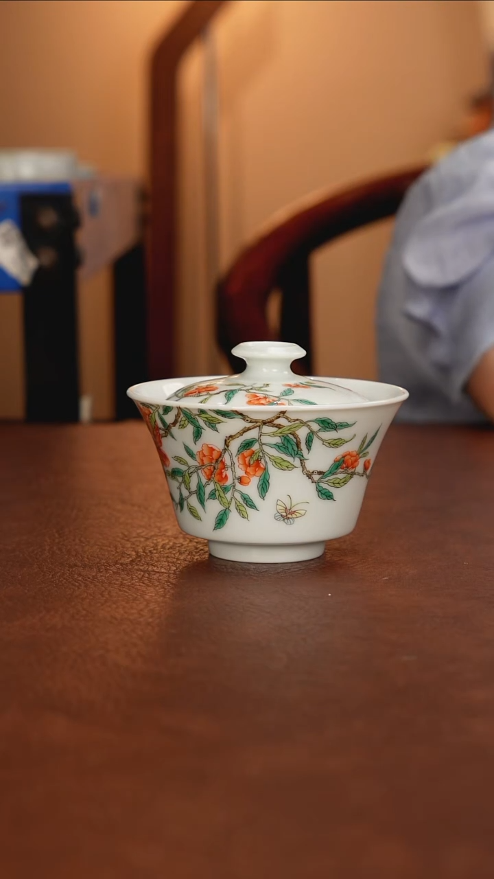 景德镇瓷器，青花瓷手绘茶具~