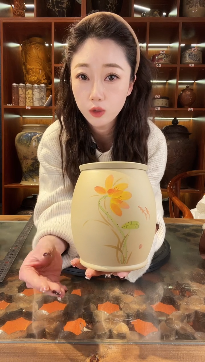 【闪购商品】缸云南建水紫陶白泥小茶罐