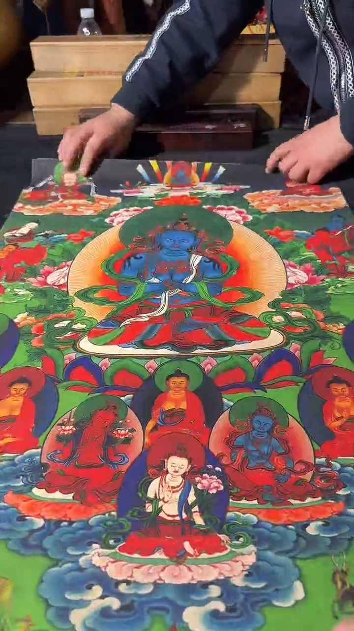 卷轴画藏式珍藏彩绘艺术馆17