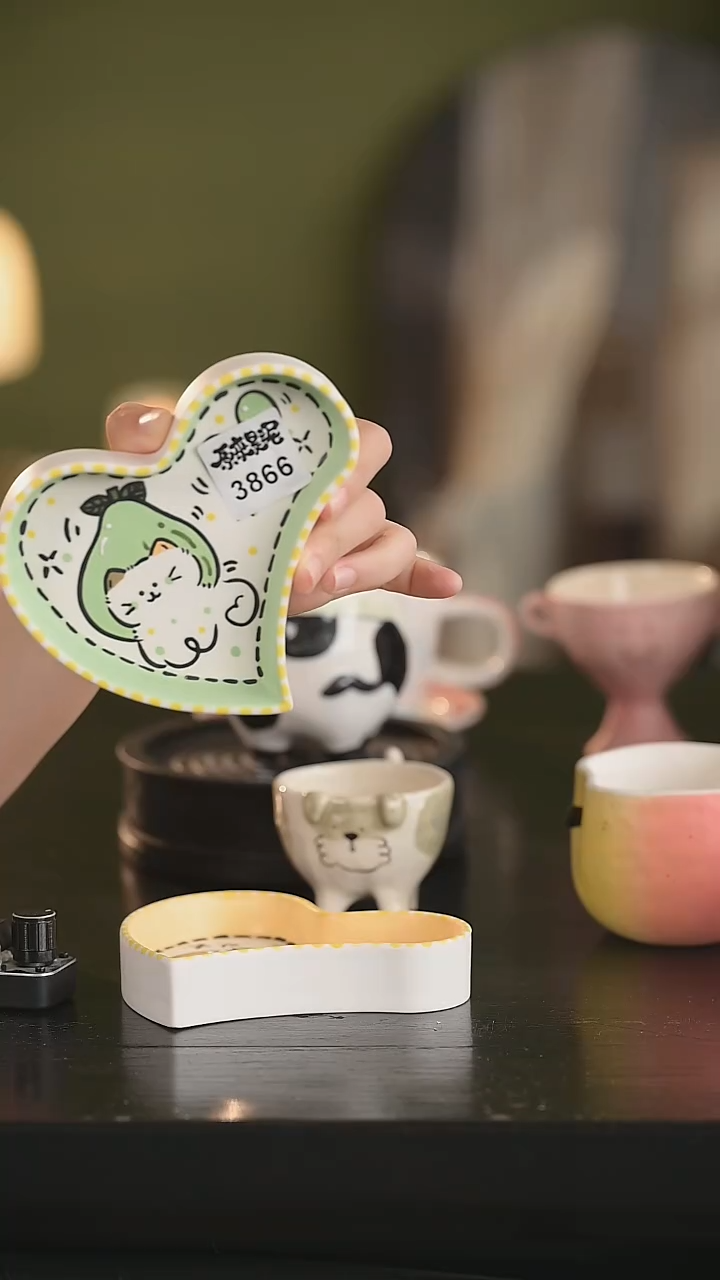 瓷片景德镇原创陶瓷手作3866