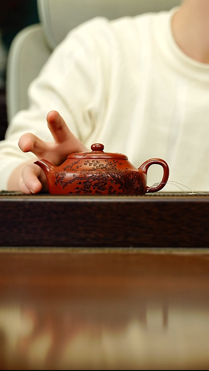 茶壶紫砂宜兴原矿 手工 紫砂壶容量200CC