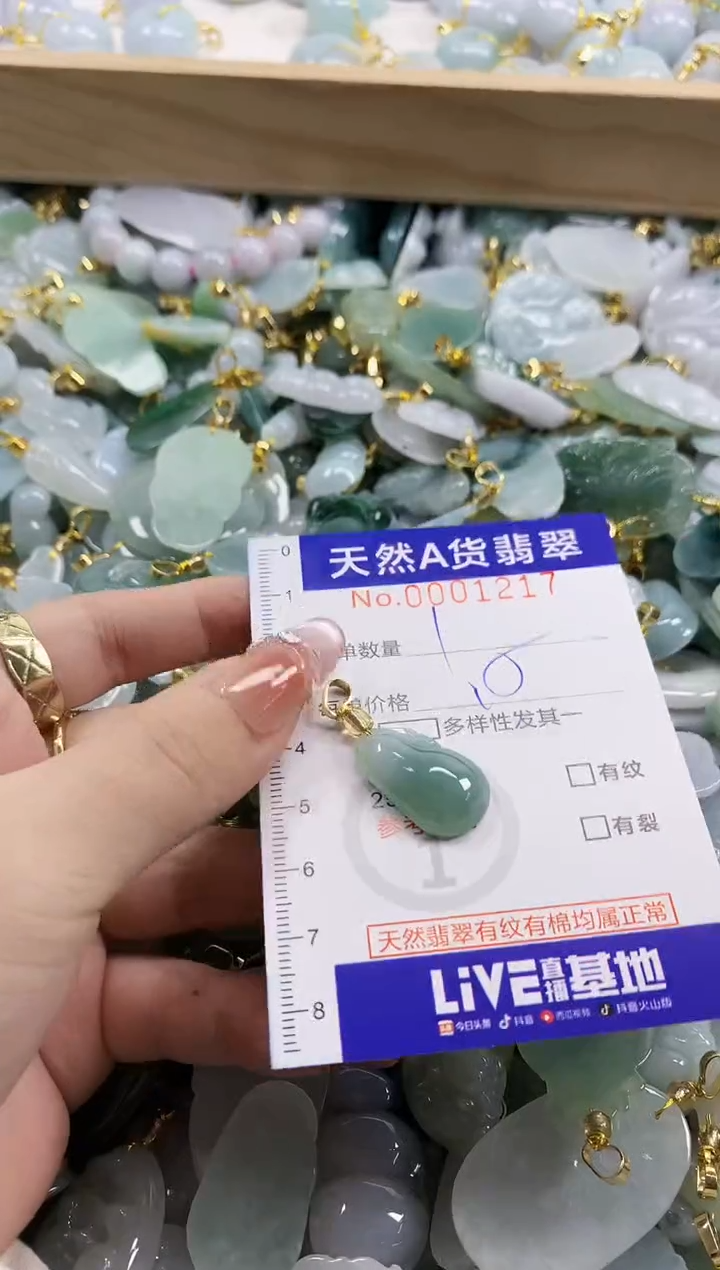 颈饰未镶嵌翡翠天然A货翡翠