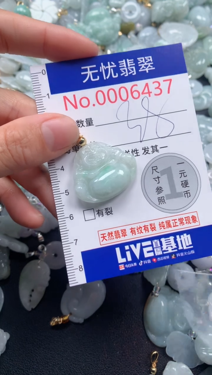 颈饰未镶嵌翡翠6437