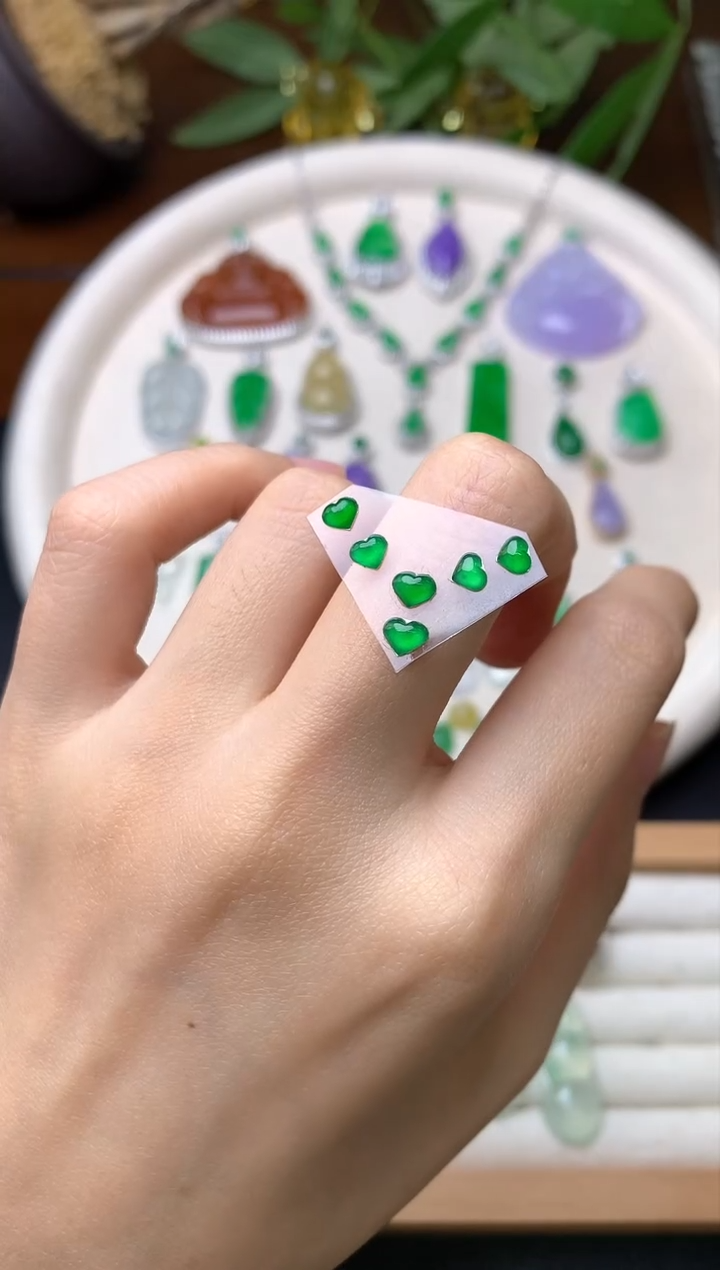 【闪购商品】定制翡翠未镶嵌裸石（镶嵌定制）