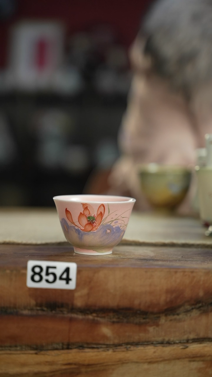 【闪购商品】杯等烟雨陶瓷手作杯854