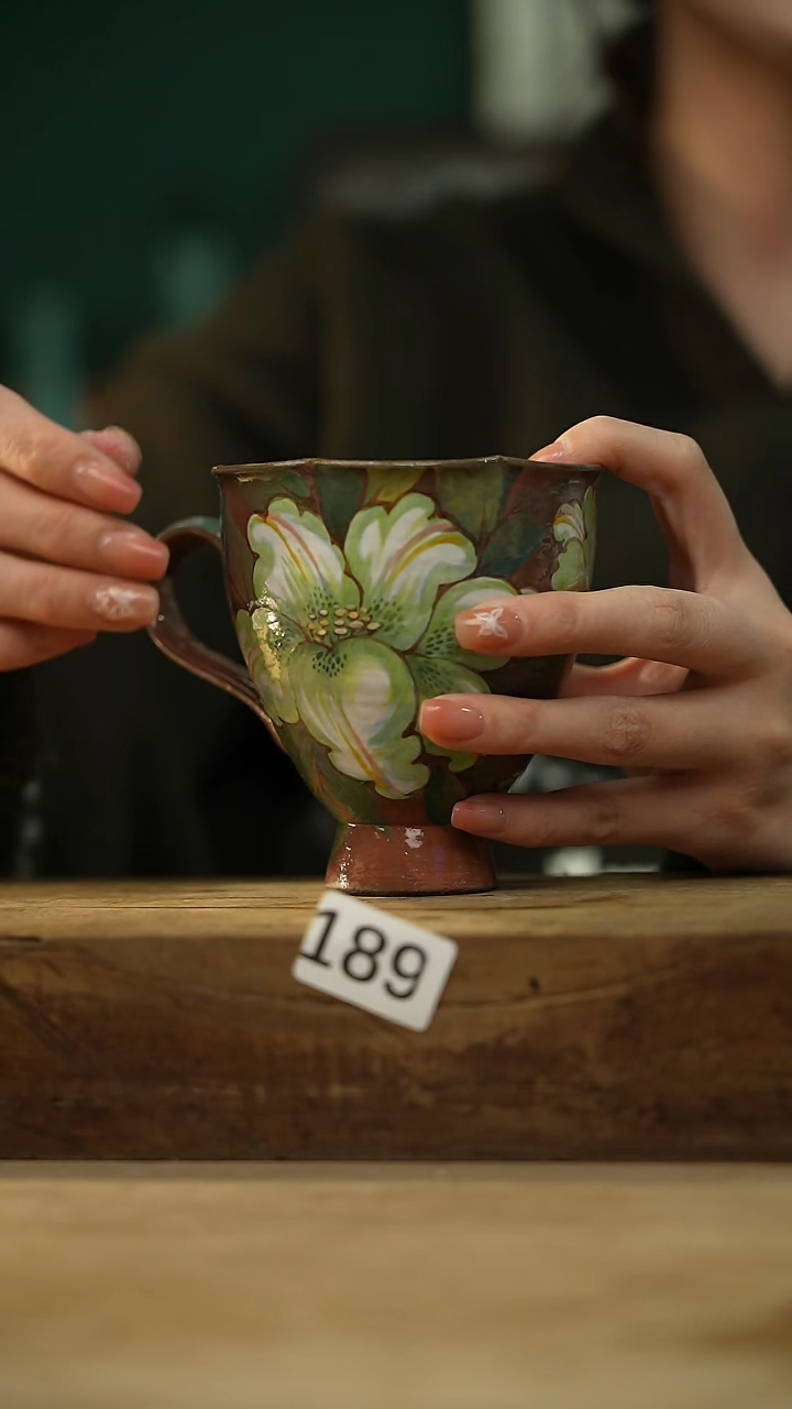【闪购商品】瓷片油画风·彩绘·设计师石一款