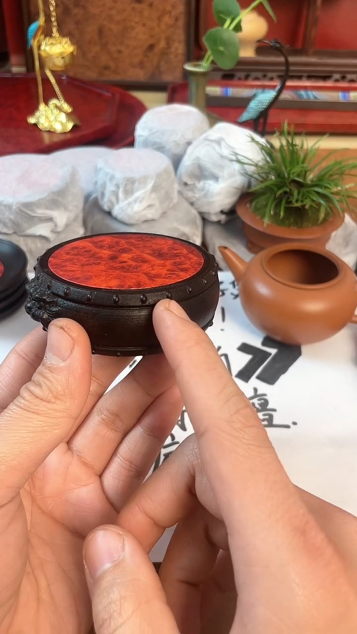 【闪购商品】东非黑黄檀（紫光檀）木艺貔貅底座