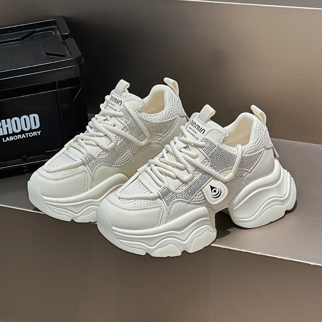 热卖爆款休闲厚底老爹鞋25年春季新款时尚百搭运动鞋潮酷舒适6126