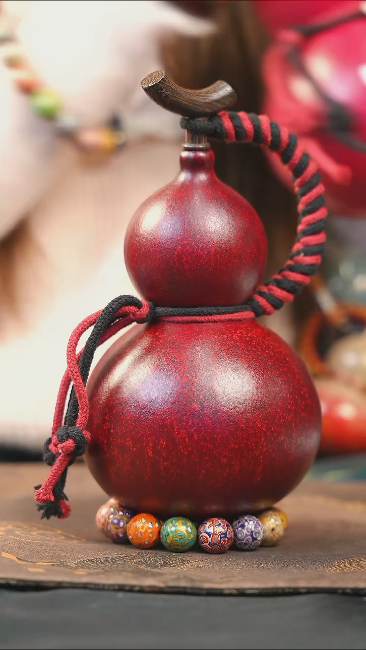 【闪购商品】WD159大漆酒葫芦不包手串及旋转底座