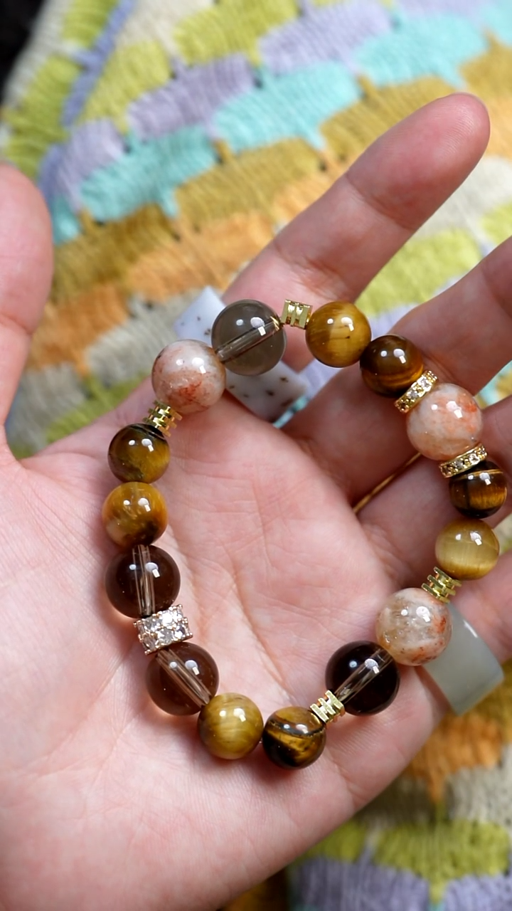 未镶嵌木变石（虎睛石）笔搁66250624-08