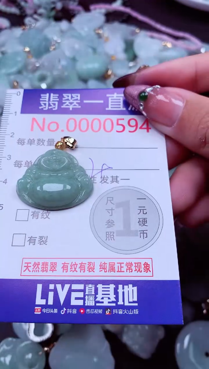 颈饰未镶嵌翡翠594