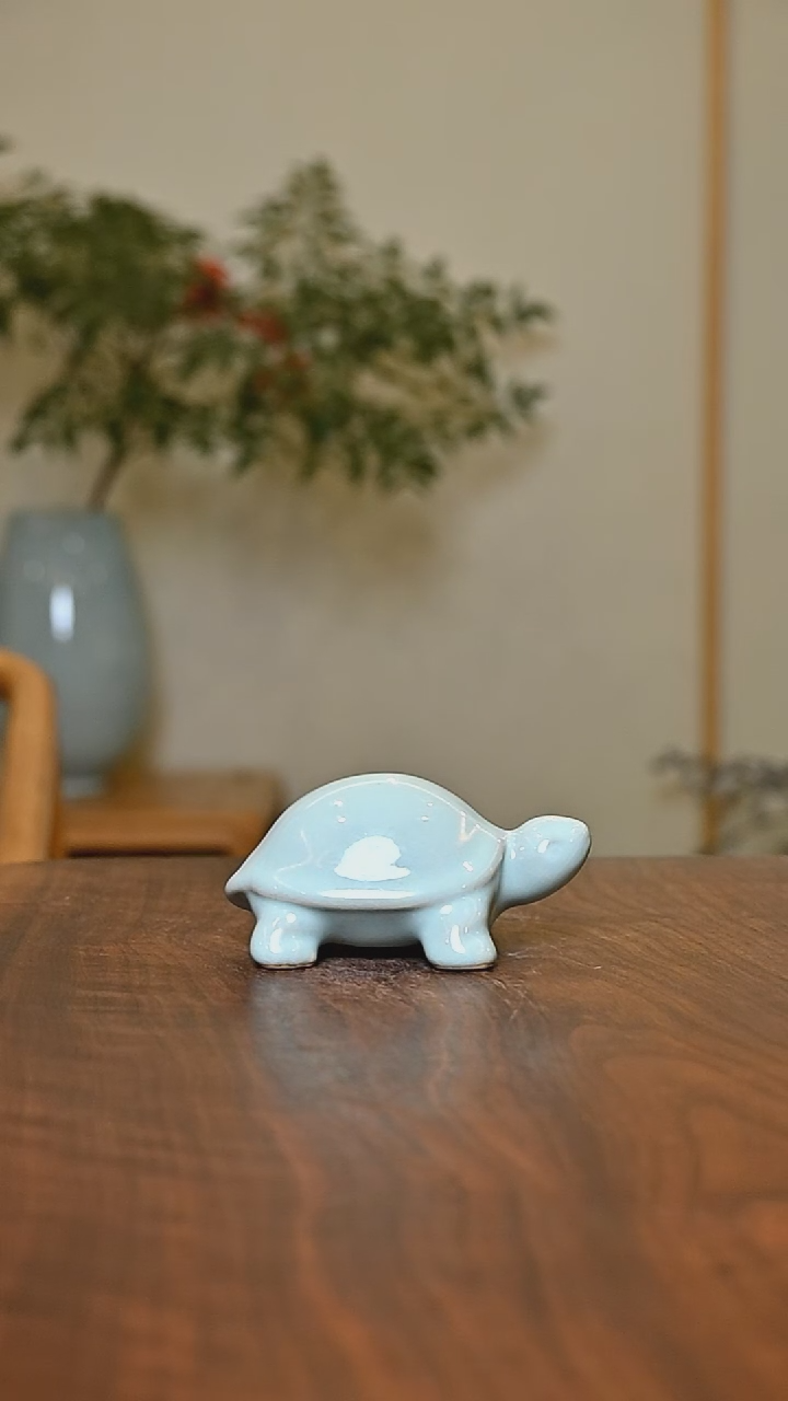 富甲一方 天青 微瑕 朱家款