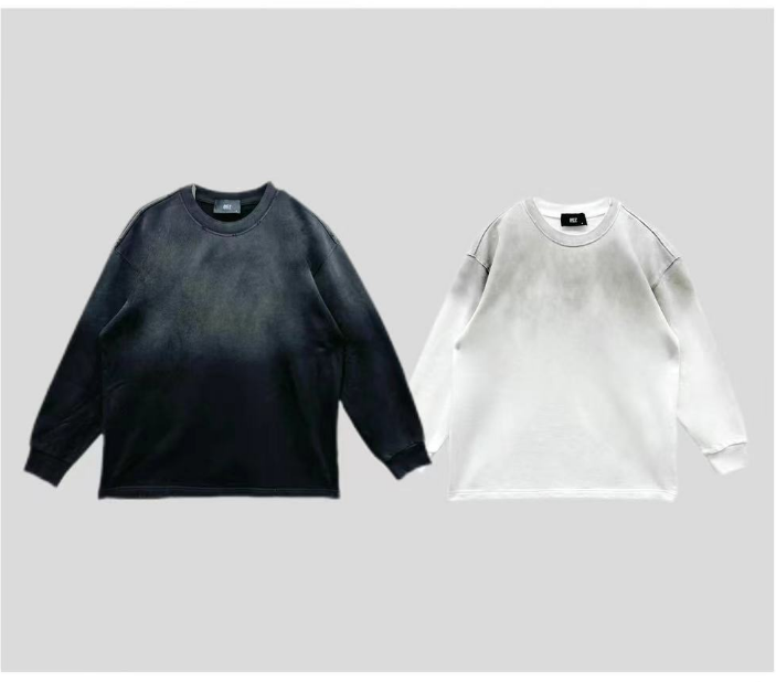 【48号链接】* 爆裂纹L* 秋冬重磅立体字宽松潮牌卫衣817