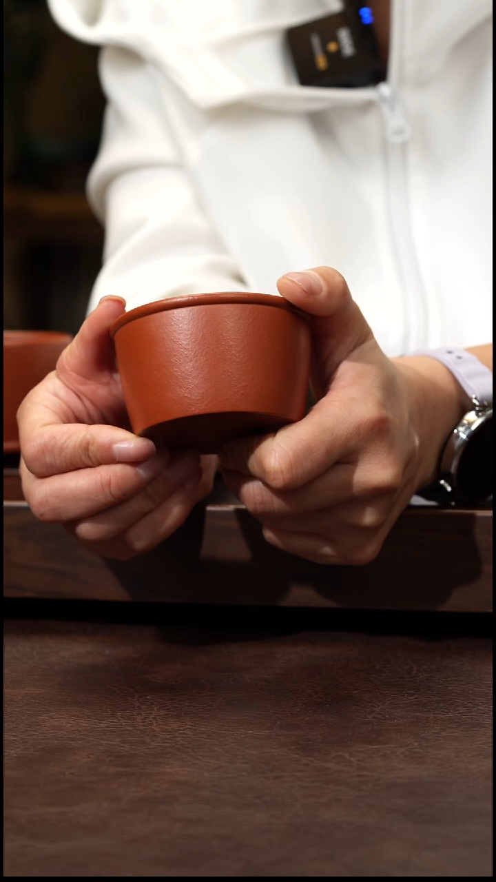茶壶紫砂赵庄朱泥平底杯