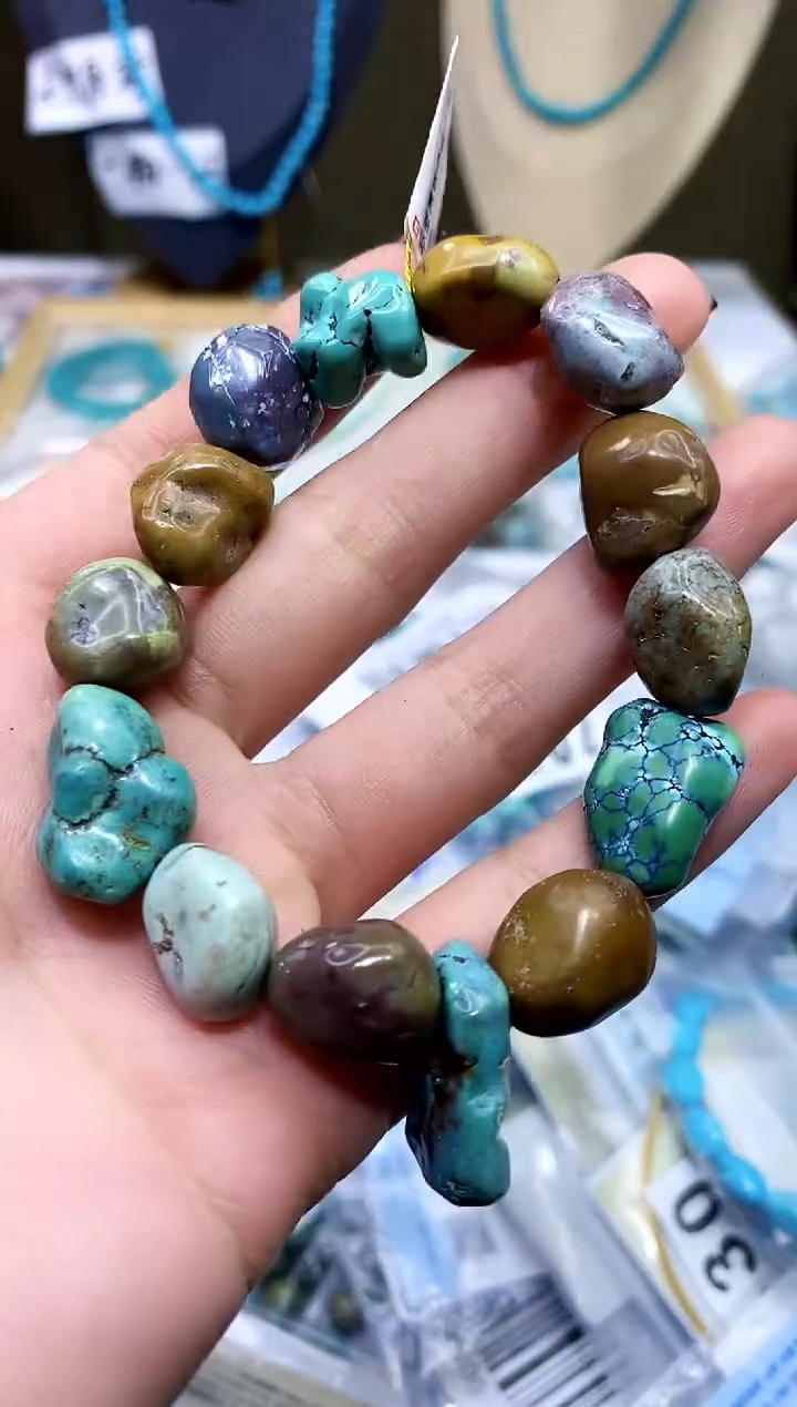 【闪购商品】绿松石手串未镶嵌049