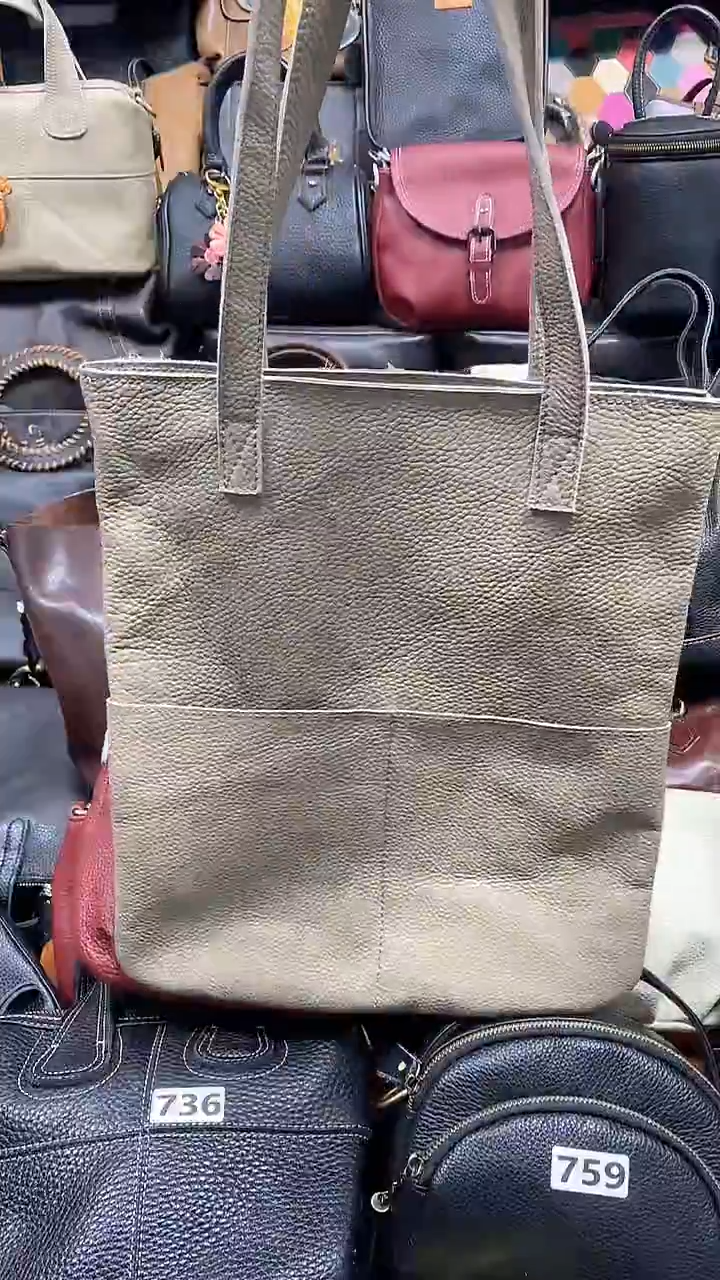 头层牛皮托特包804.