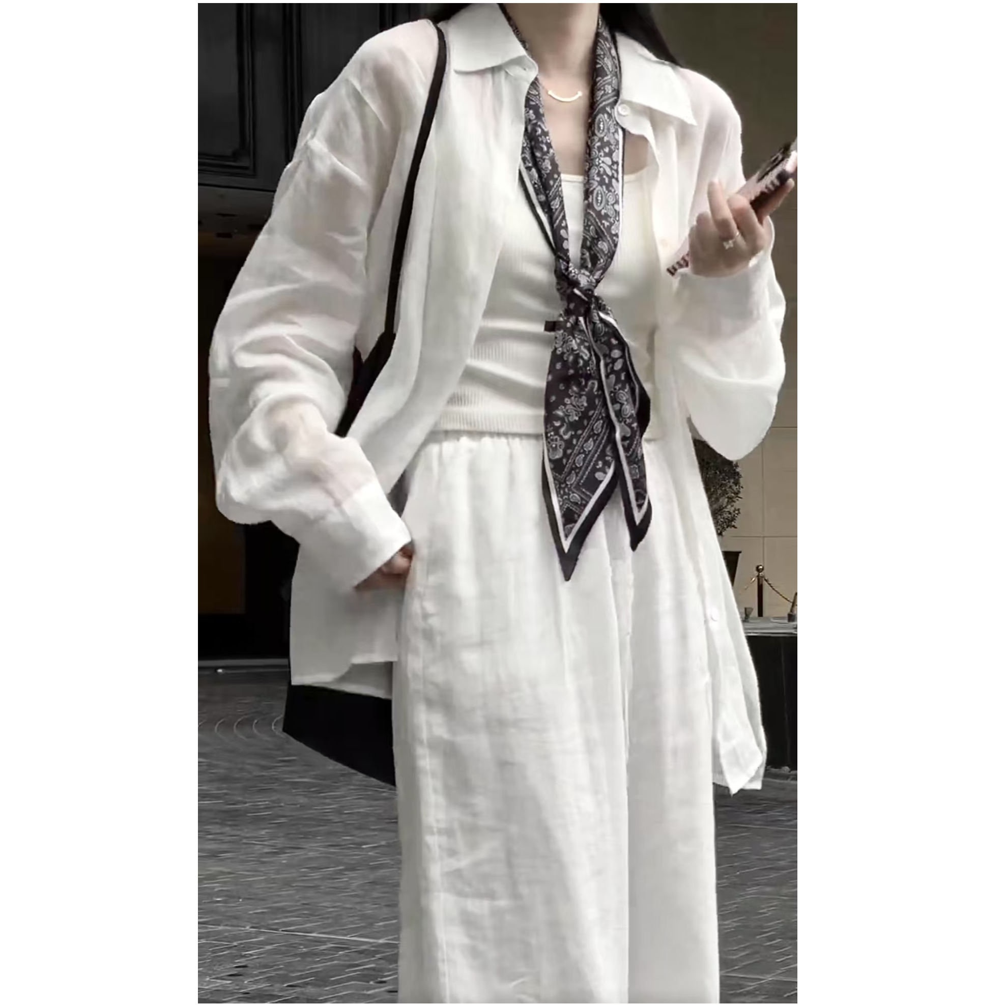 AOSER 16号链接  新款显瘦百搭休闲小清新女装休闲裤