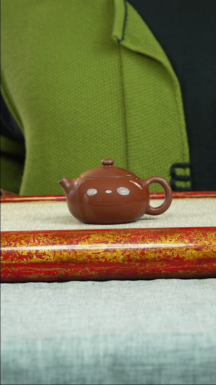 【闪购商品】紫砂茶壶扁西施 底槽清 魏茸茸制