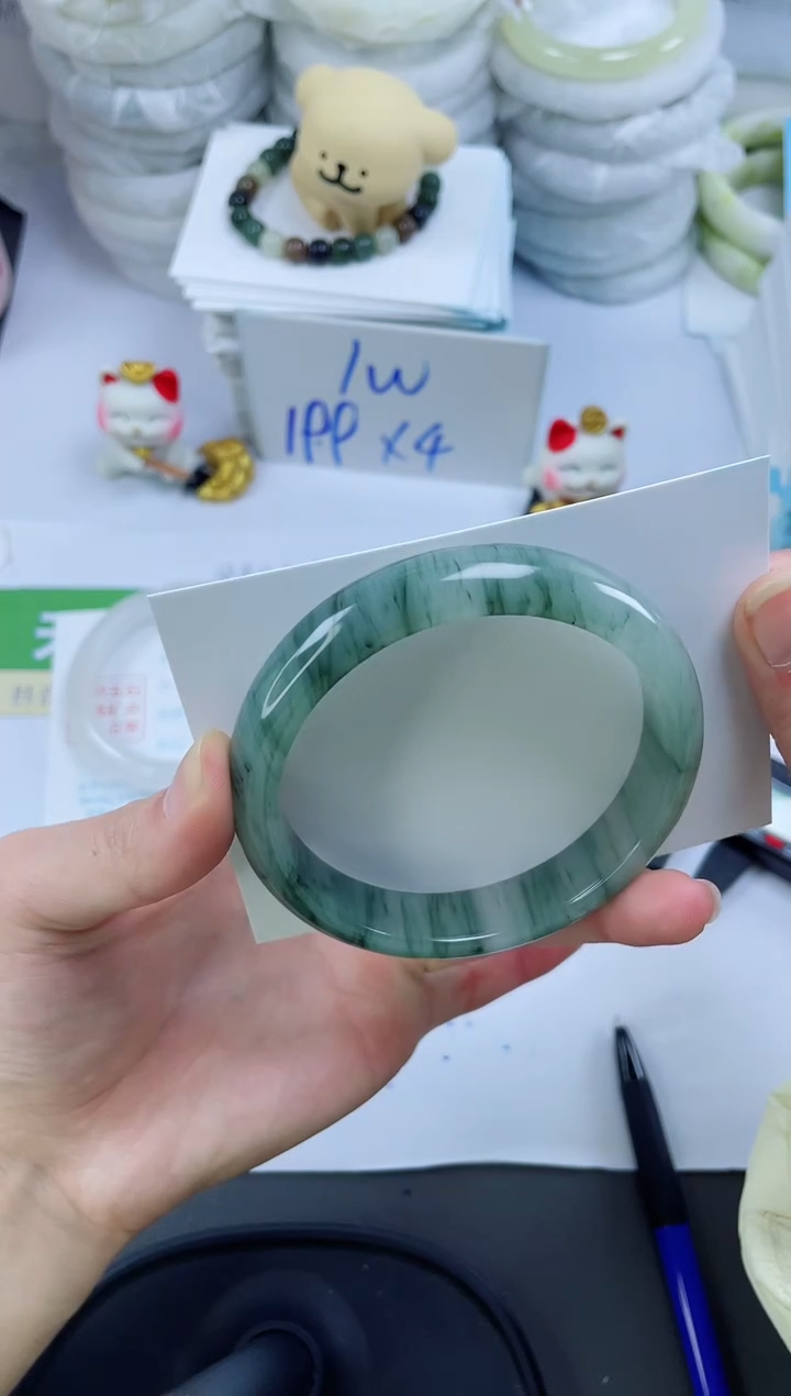 【闪购商品】石英质玉手镯未镶嵌1233-60.4