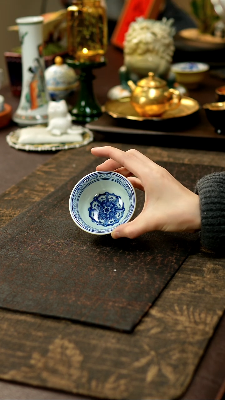 景德镇陶瓷杯碗柴烧多人