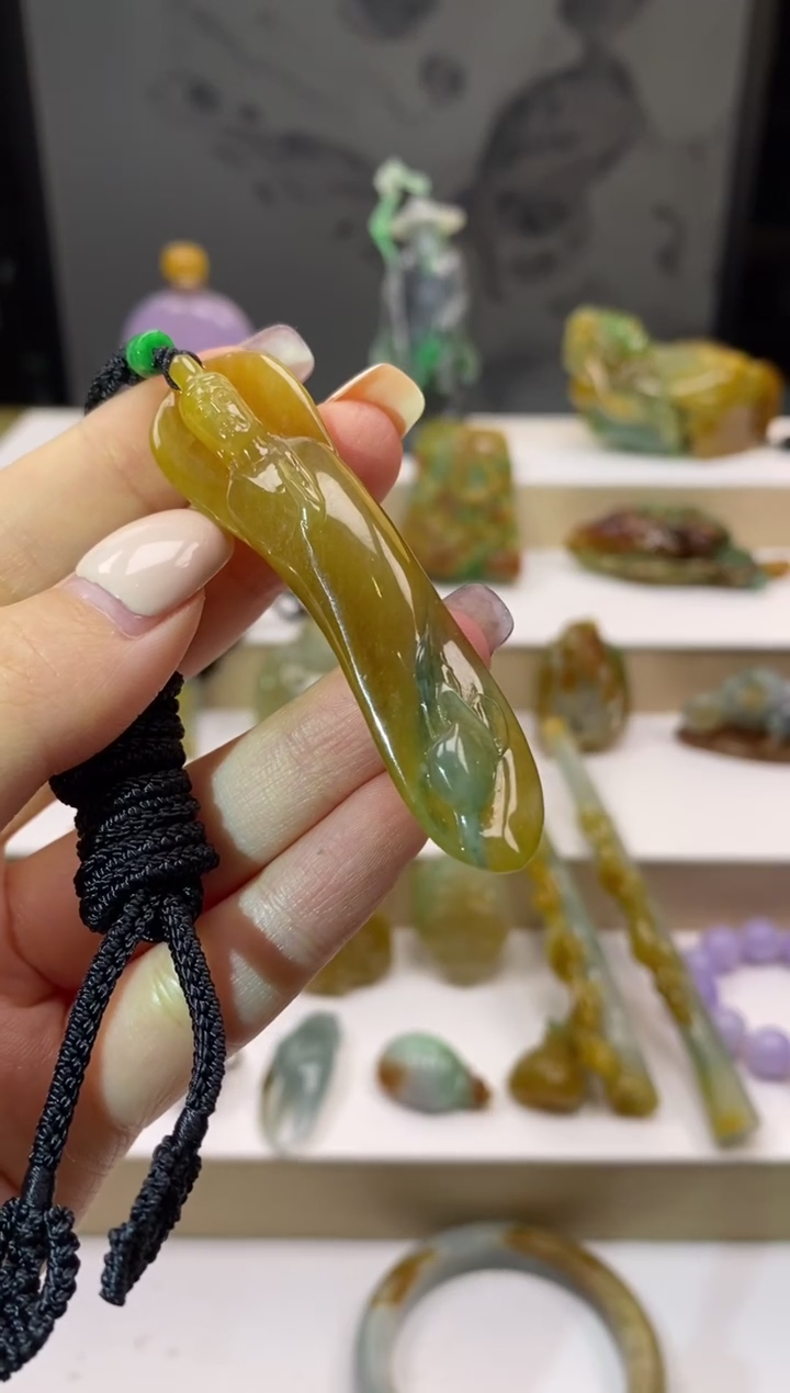 未镶嵌挂件翡翠翡翠挂件