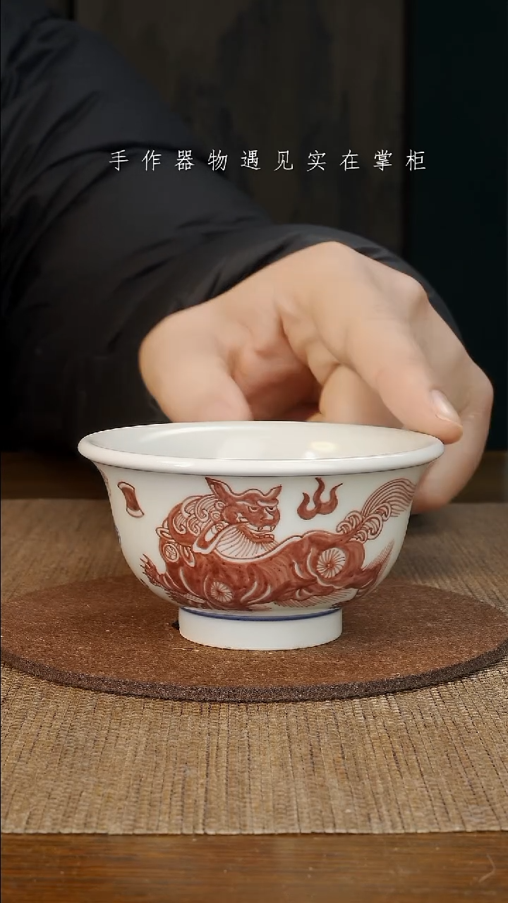 【闪购商品】摆件景德镇手工手绘茶具大器宛成