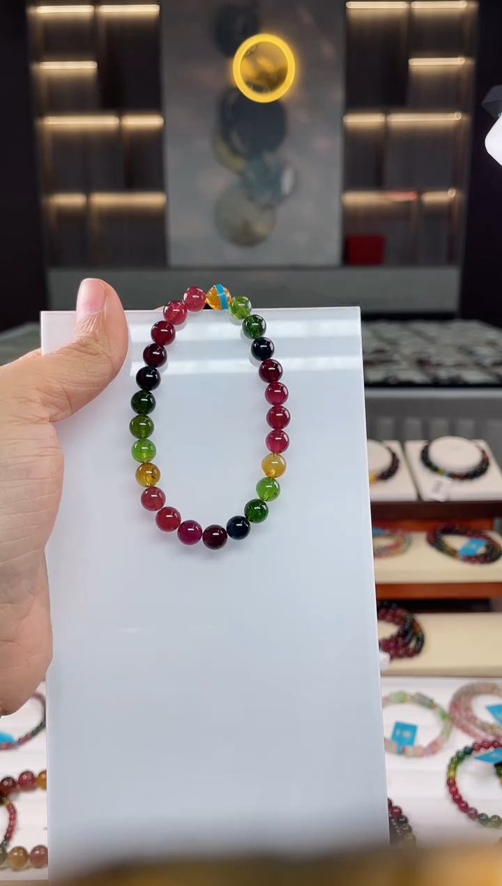 【闪购商品】碧玺单圈手串未镶嵌（多样性发一条）Q