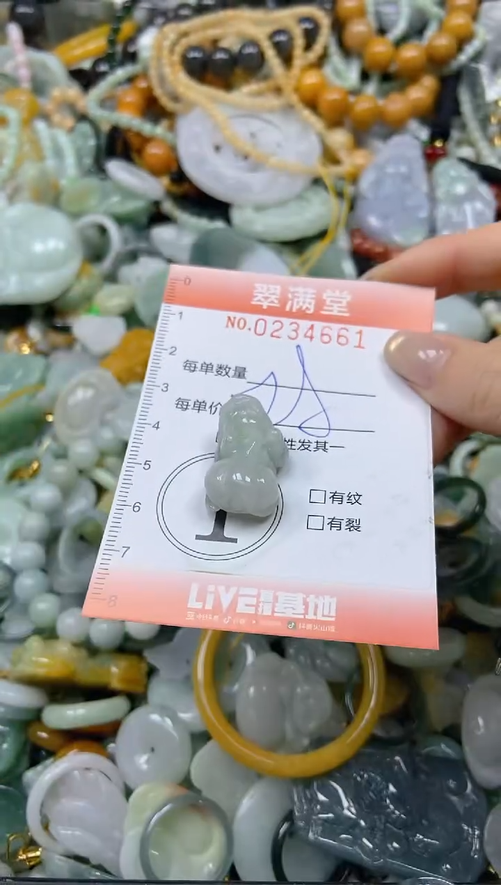 未镶嵌挂件翡翠闪购0234661
